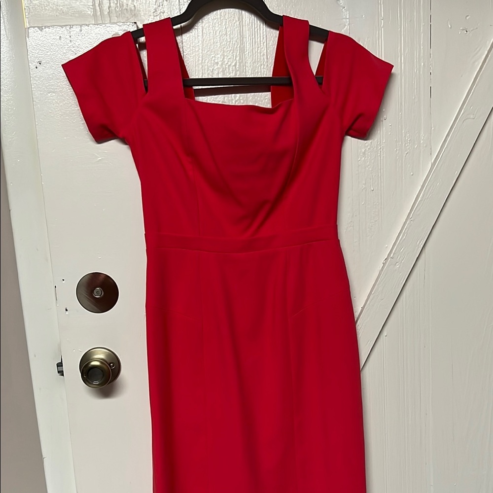 BCBGMaxAzria Bold Red Mini Dress